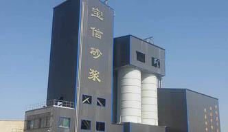利用機(jī)制砂生產(chǎn)預(yù)拌干混砂漿
