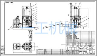 頂置過渡砂倉塔樓式預(yù)拌砂漿生產(chǎn)
